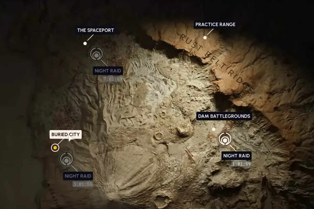 Arc Raiders 地图:解锁、计时器、事件和最佳战利品点