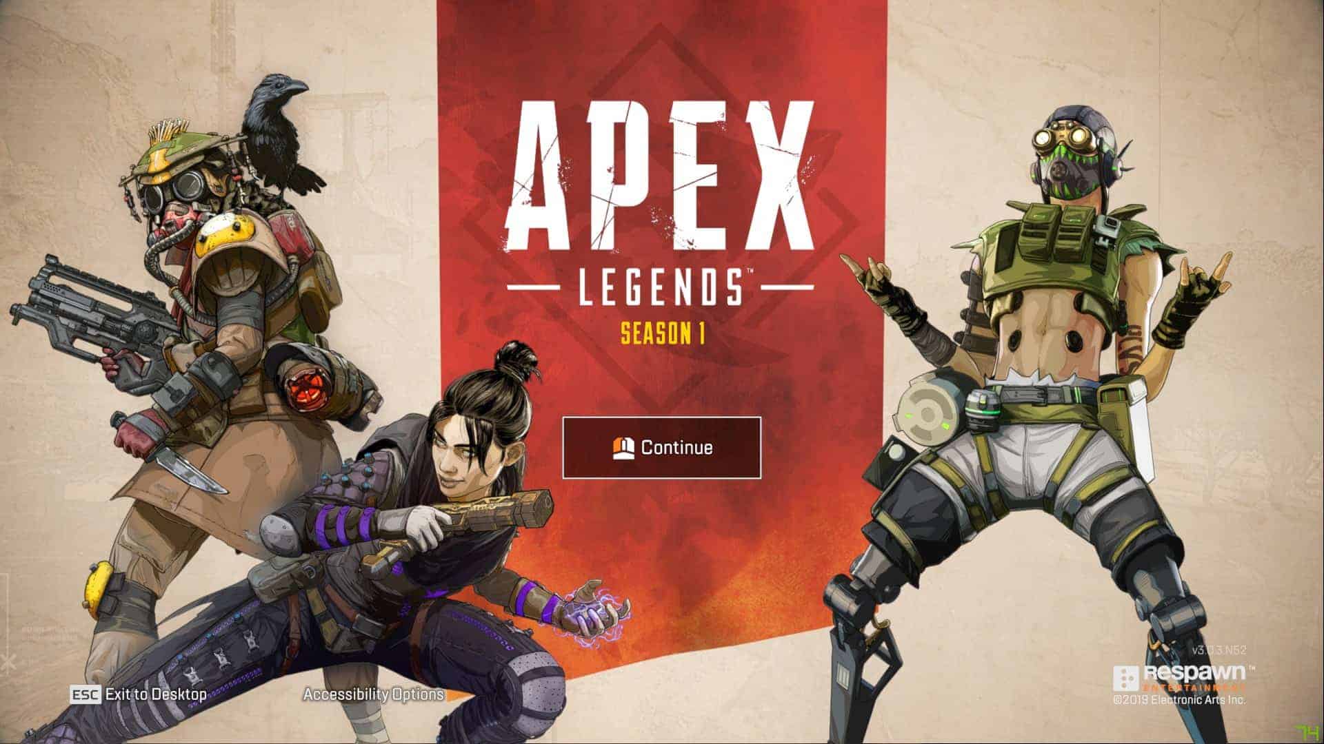 修复：《Apex 英雄》更新到第 1 季后崩溃