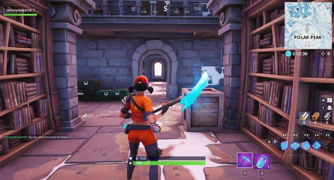 如何使用弹力球玩具在 Fortnite 中获得 15 次弹跳